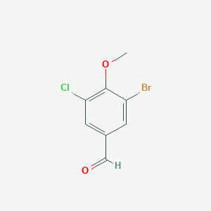 3-Bromo-5-chloro-4-methoxybenzaldehyde