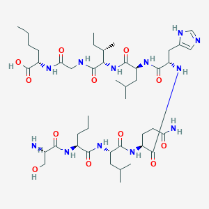 molecular formula C45H78N12O12 B12743791 E-PRA Peptide CAS No. 874295-88-2