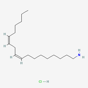 molecular formula C18H36ClN B12743812 Linoleamine hydrochloride CAS No. 125554-67-8