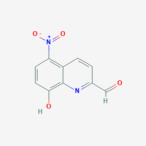 8-Hydroxy-5-nitroquinoline-2-carbaldehyde