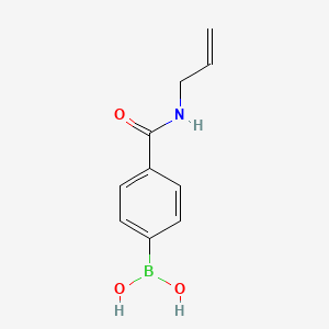 molecular formula C10H12BNO3 B1274398 4-Allylaminocarbonylphenylboronic acid CAS No. 850568-20-6