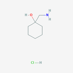 molecular formula C7H16ClNO B012744 1-Aminomethyl-1-cyclohexanol hydrochloride CAS No. 19968-85-5