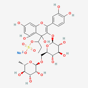 molecular formula C30H37NaO20S B12744075 Einecs 261-569-0 CAS No. 59038-96-9