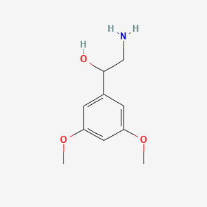 molecular formula C10H15NO3 B1274416 2-Amino-1-(3,5-dimethoxyphenyl)ethanol CAS No. 91252-41-4