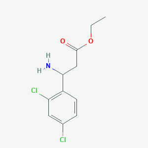 Ethyl 3-amino-3-(2,4-dichlorophenyl)propanoate