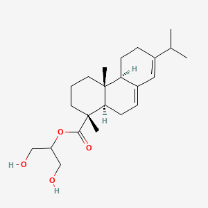 molecular formula C23H36O4 B12744178 Glyceryl 2-abietate CAS No. 100332-99-8
