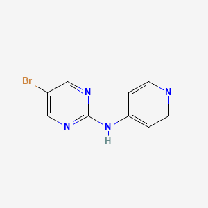 molecular formula C9H7BrN4 B1274418 5-Bromo-N-(pyridin-4-YL)pyrimidin-2-amine CAS No. 887433-72-9