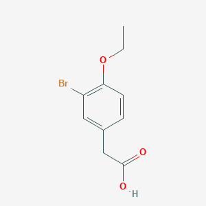 molecular formula C10H11BrO3 B1274419 2-(3-Bromo-4-ethoxyphenyl)acetic acid CAS No. 777-66-2
