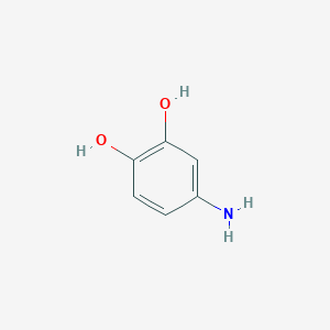 molecular formula C6H7NO2 B127442 4-aminobenzene-1,2-diol CAS No. 13047-04-6