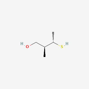 molecular formula C5H12OS B12744232 (2S,3S)-2-Methyl-3-sulfanyl-butan-1-ol CAS No. 669070-08-0
