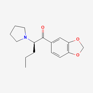 molecular formula C16H21NO3 B12744237 Methylenedioxypyrovalerone, (R)- CAS No. 1388142-27-5