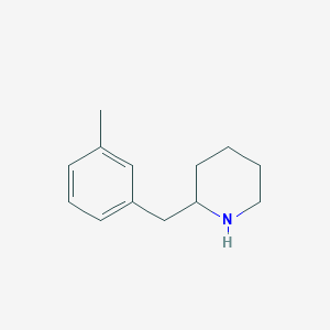 molecular formula C13H19N B1274427 2-(3-Methyl-benzyl)-piperidine CAS No. 383128-55-0