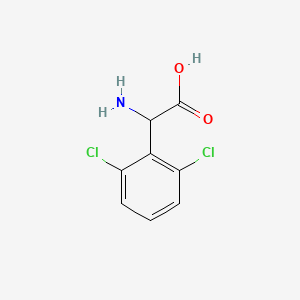 molecular formula C8H7Cl2NO2 B1274428 2-amino-2-(2,6-dichlorophenyl)acetic Acid CAS No. 42057-30-7