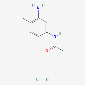 molecular formula C9H13ClN2O B12744310 N-(3-Amino-4-methylphenyl)acetamide hydrochloride CAS No. 71230-71-2