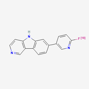 molecular formula C16H10FN3 B12744331 Flortaucipir F-18 CAS No. 1522051-90-6