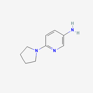 molecular formula C9H13N3 B1274436 6-Pyrrolidin-1-ylpyridin-3-amine CAS No. 92808-19-0