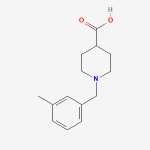 molecular formula C14H19NO2 B1274450 1-(3-Methylbenzyl)piperidine-4-carboxylic acid CAS No. 901920-98-7