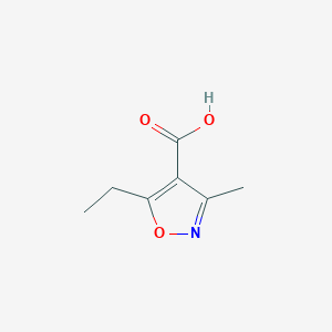 molecular formula C7H9NO3 B1274454 5-Ethyl-3-methyl-isoxazole-4-carboxylic acid CAS No. 69083-54-1