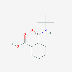 molecular formula C12H21NO3 B1274462 2-(Tert-butylcarbamoyl)cyclohexanecarboxylic acid CAS No. 69049-86-1