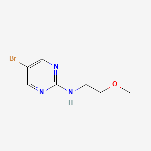 molecular formula C7H10BrN3O B1274468 5-Bromo-2-(2-methoxyethylamino)pyrimidine CAS No. 886365-79-3