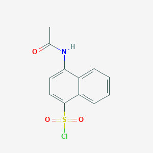 molecular formula C12H10ClNO3S B1274471 4-acetamidonaphthalene-1-sulfonyl Chloride CAS No. 5690-20-0