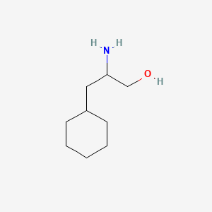 molecular formula C9H19NO B1274481 2-Amino-3-cyclohexylpropan-1-ol 