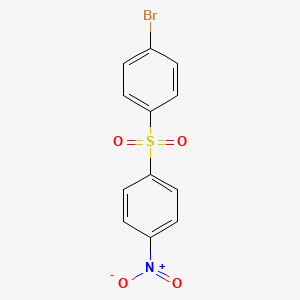 molecular formula C12H8BrNO4S B1274492 1-(4-Bromophenyl)sulfonyl-4-nitrobenzene CAS No. 75124-91-3