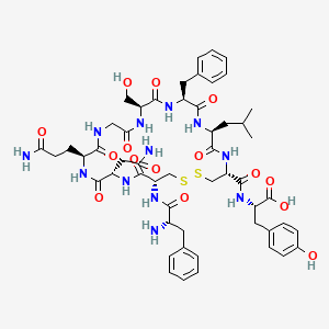 molecular formula C53H70N12O15S2 B12744966 Cdr2.ame(39-44) CAS No. 187826-36-4
