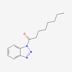 molecular formula C14H19N3O B1274498 1-(1H-Benzo[d][1,2,3]triazol-1-yl)octan-1-one CAS No. 58068-80-7