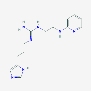 molecular formula C14H21N7 B012745 Gapromidine CAS No. 106686-40-2