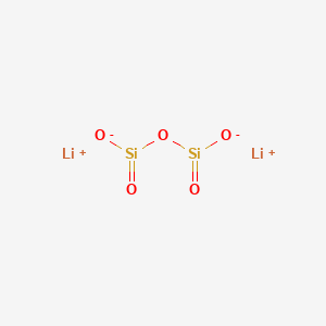molecular formula Li2O5Si2 B12745032 Lithium disilicate CAS No. 13568-46-2