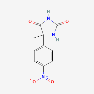5-methyl-5-(4-nitrophenyl)imidazolidine-2,4-dione