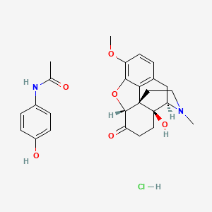molecular formula C26H31ClN2O6 B12745120 Acetaminophen and oxycodone hydrochloride CAS No. 731850-86-5