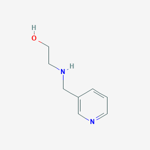 molecular formula C8H12N2O B1274524 2-[(吡啶-3-基甲基)-氨基]-乙醇 CAS No. 70206-51-8
