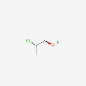 molecular formula C4H9ClO B12745275 2-Butanol, 3-chloro-, (R*,S*)- CAS No. 10325-41-4