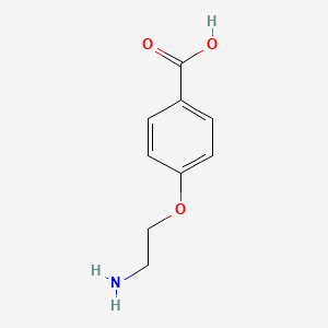 molecular formula C9H11NO3 B1274530 4-(2-氨基乙氧基)苯甲酸 CAS No. 52660-66-9
