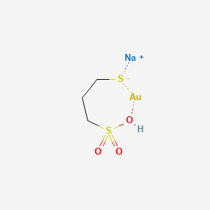 molecular formula C3H7AuNaO3S2 B12745364 Einecs 248-384-0 CAS No. 84100-64-1