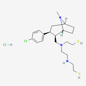molecular formula C21H35Cl2N3S2 B12745370 Trodat 1 CAS No. 675825-78-2