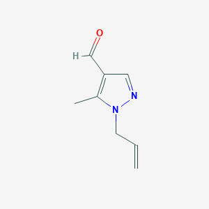molecular formula C8H10N2O B1274546 1-Allyl-5-methyl-1H-pyrazole-4-carbaldehyde CAS No. 957313-16-5