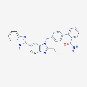 molecular formula C33H31N5O B127455 Telmisartan Amide CAS No. 915124-86-6