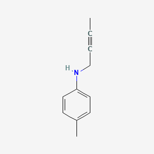 molecular formula C11H14ClN B1274550 But-2-ynyl-p-tolyl-amine CAS No. 435345-29-2