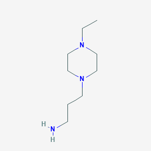 molecular formula C9H21N3 B1274565 3-(4-Ethylpiperazin-1-yl)propan-1-amine CAS No. 4524-96-3