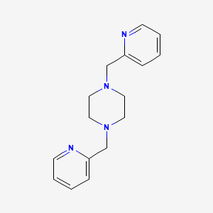 molecular formula C16H20N4 B1274569 1,4-Bis-pyridin-2-ylmethyl-piperazine CAS No. 6584-58-3
