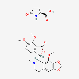 molecular formula C27H30N2O10 B12745706 Einecs 300-806-5 CAS No. 93963-62-3