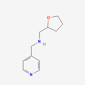 molecular formula C11H16N2O B1274572 1-(Pyridin-4-yl)-N-((tetrahydrofuran-2-yl)methyl)methanamine CAS No. 436086-99-6