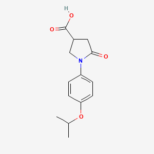 1-(4-Isopropoxy-phenyl)-5-oxo-pyrrolidine-3-carboxylic acid