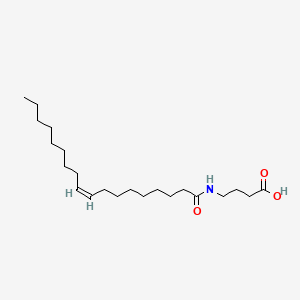 molecular formula C22H41NO3 B12745749 N-Oleoyl-4-aminobutyric acid CAS No. 133177-46-5