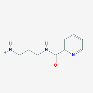 molecular formula C9H13N3O B1274577 N-(3-aminopropyl)pyridine-2-carboxamide CAS No. 799250-34-3