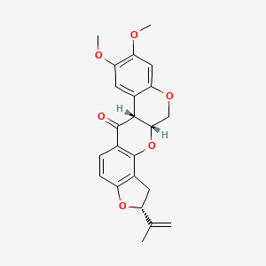 molecular formula C23H22O6 B12745795 Epirotenone CAS No. 24946-59-6