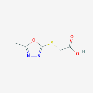 (5-Methyl-[1,3,4]oxadiazol-2-ylsulfanyl)-acetic acid